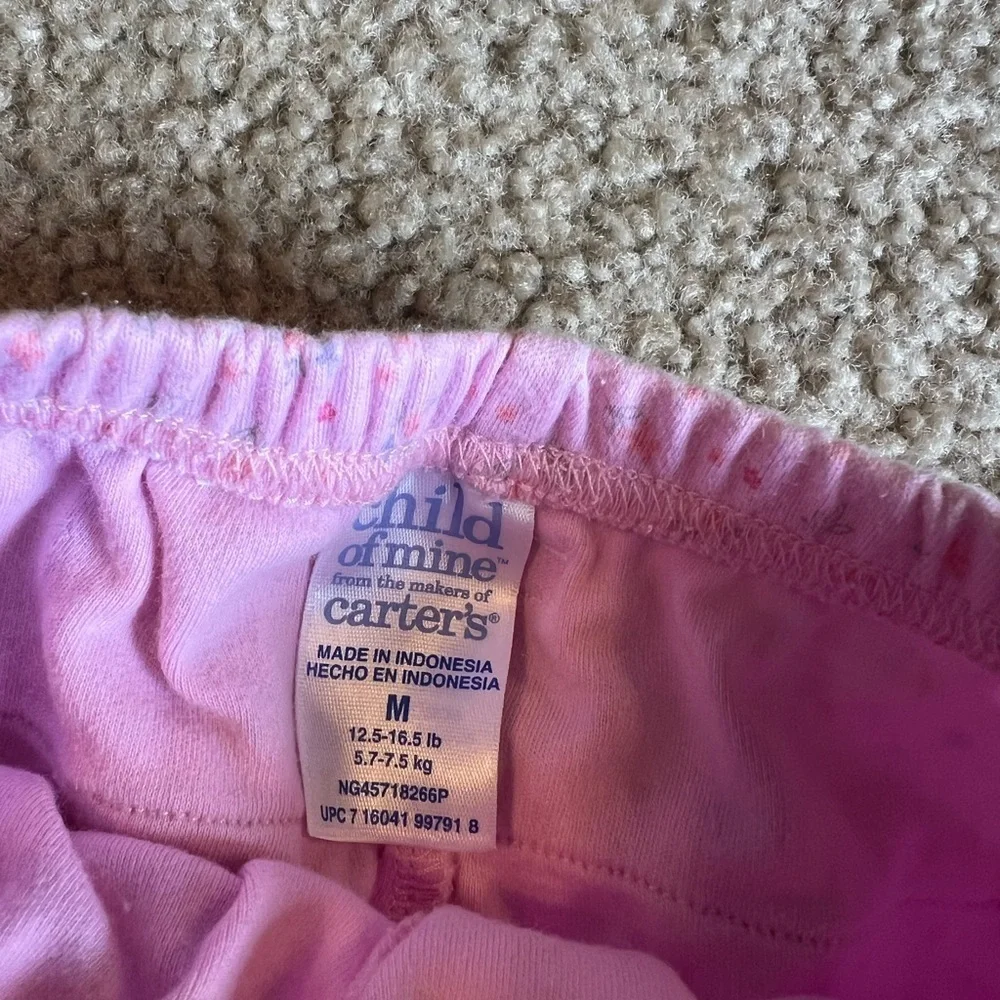 Carter's Pink 100% cotton Kids Casual Bottoms